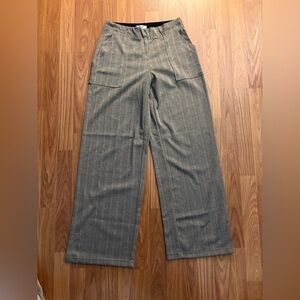 Max Studio Women's Wide Leg Striped Trousers